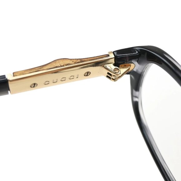 GUCCI GG Logo Bamboo Glasses Reading Eye Were Plastic GG-8002/F Black 04KA757 - Picture 10 of 16